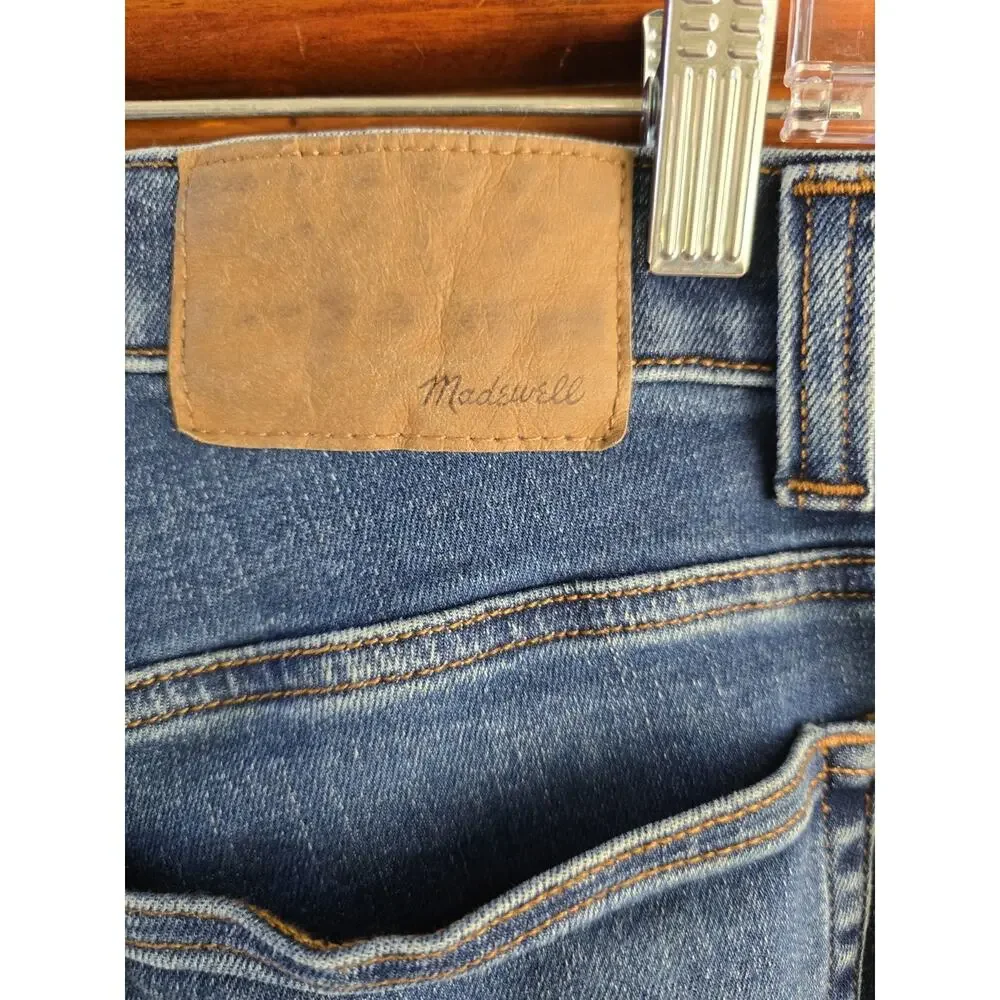 Madewell Mens Size 30 x 32 Slim Fit Jeans Blue Denim Cotton Blend